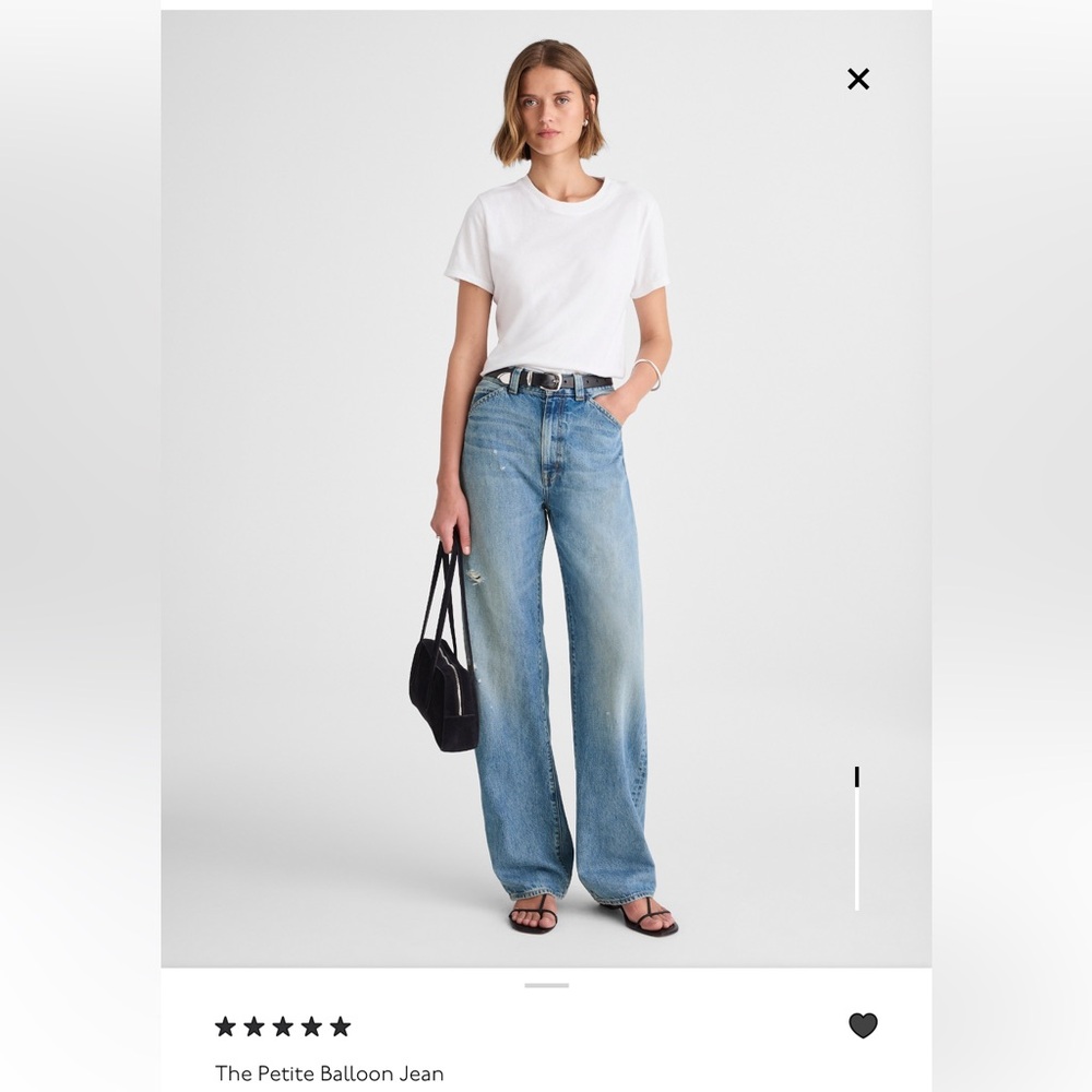 Madewell petite ballon jeans